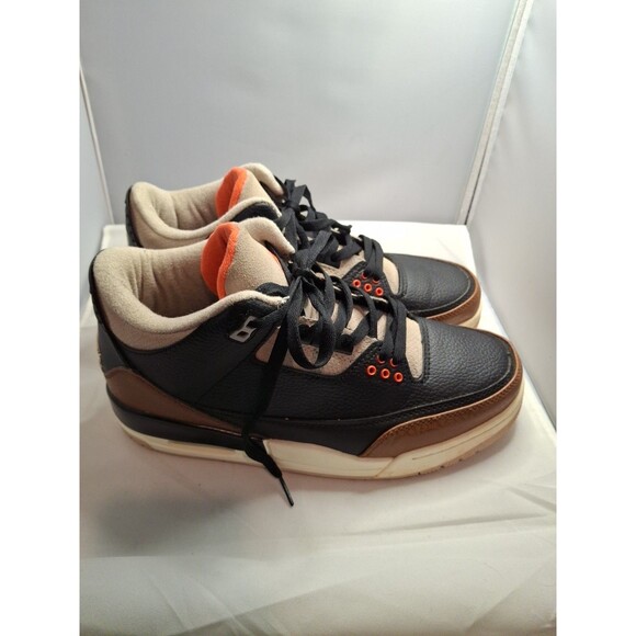 NIKE AIR JORDAN 3 R Men\'s Retro SE Black,Brown Sneakers Size 11 main image 7